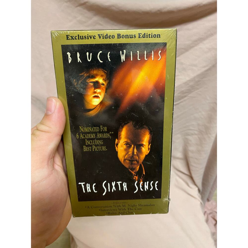 The Sixth Sense (VHS, 2000) Factory Sealed Buena Vista Watermarks Bruce Willis